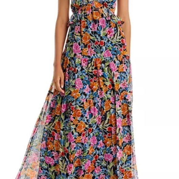 Aqua Dresses & Skirts - Floral Maxi Dress
